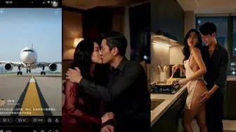 易子而交上：夫妻互换玩乐 人妻被对方老公双腿大开内射到失神